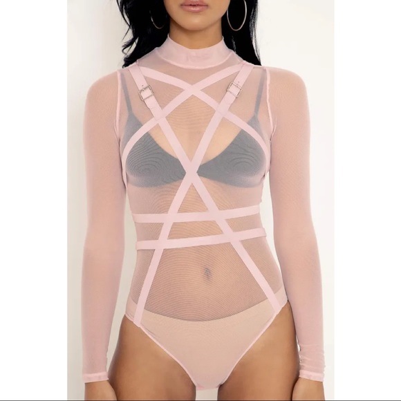 Blackmilk Tops - ✨HP✨ Blackmilk Light Magic Bodysuit Pink